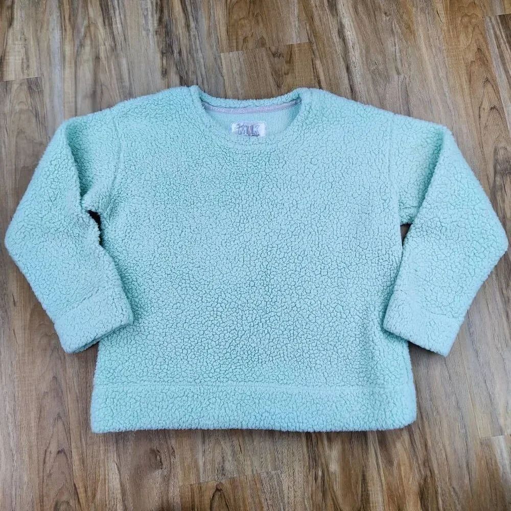 ☔️🔺️Muk Luks Mint Green Fleece Sweater Large